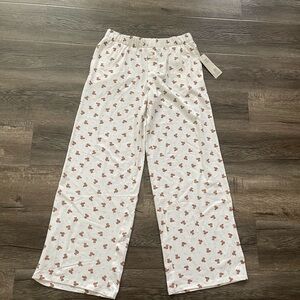 Teddy Bear Pajama Pants Cute PJ Lounge Wear XS